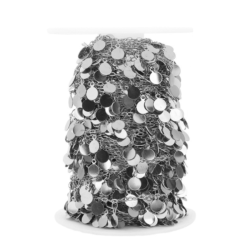 Body Chain Jewelry - 1 Meter Stainless Steel 6mm Disc