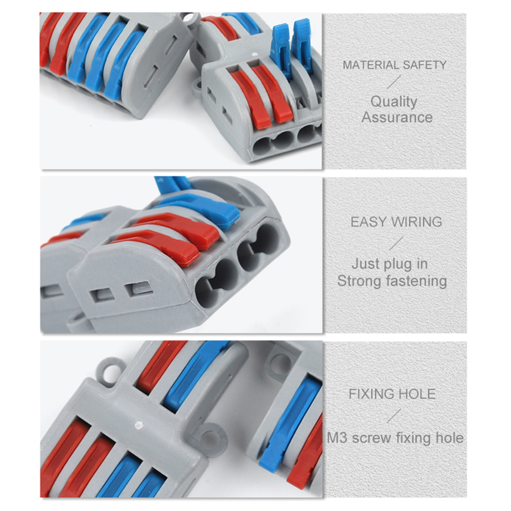 Quick Wire Connector Universal - Threadless Push Pin review and price