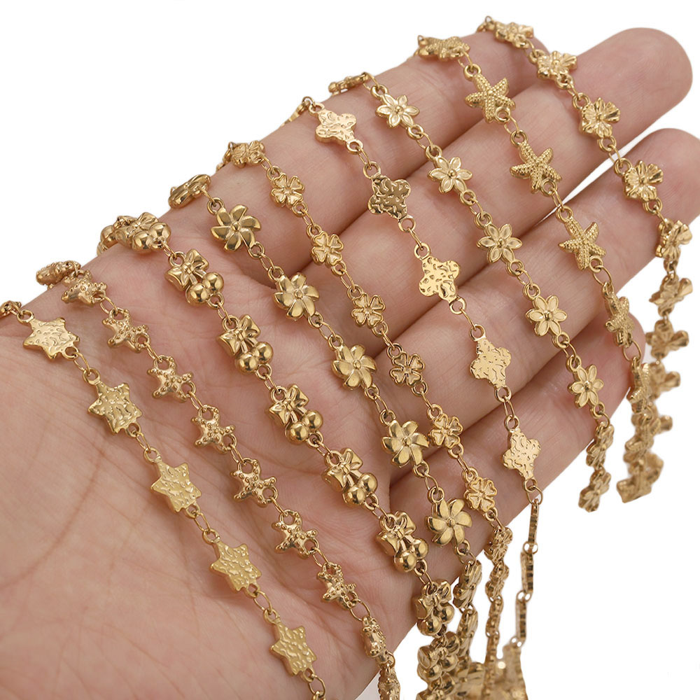 1Meter Stainless Steel Flower  - Body Chain Jewelry review and price