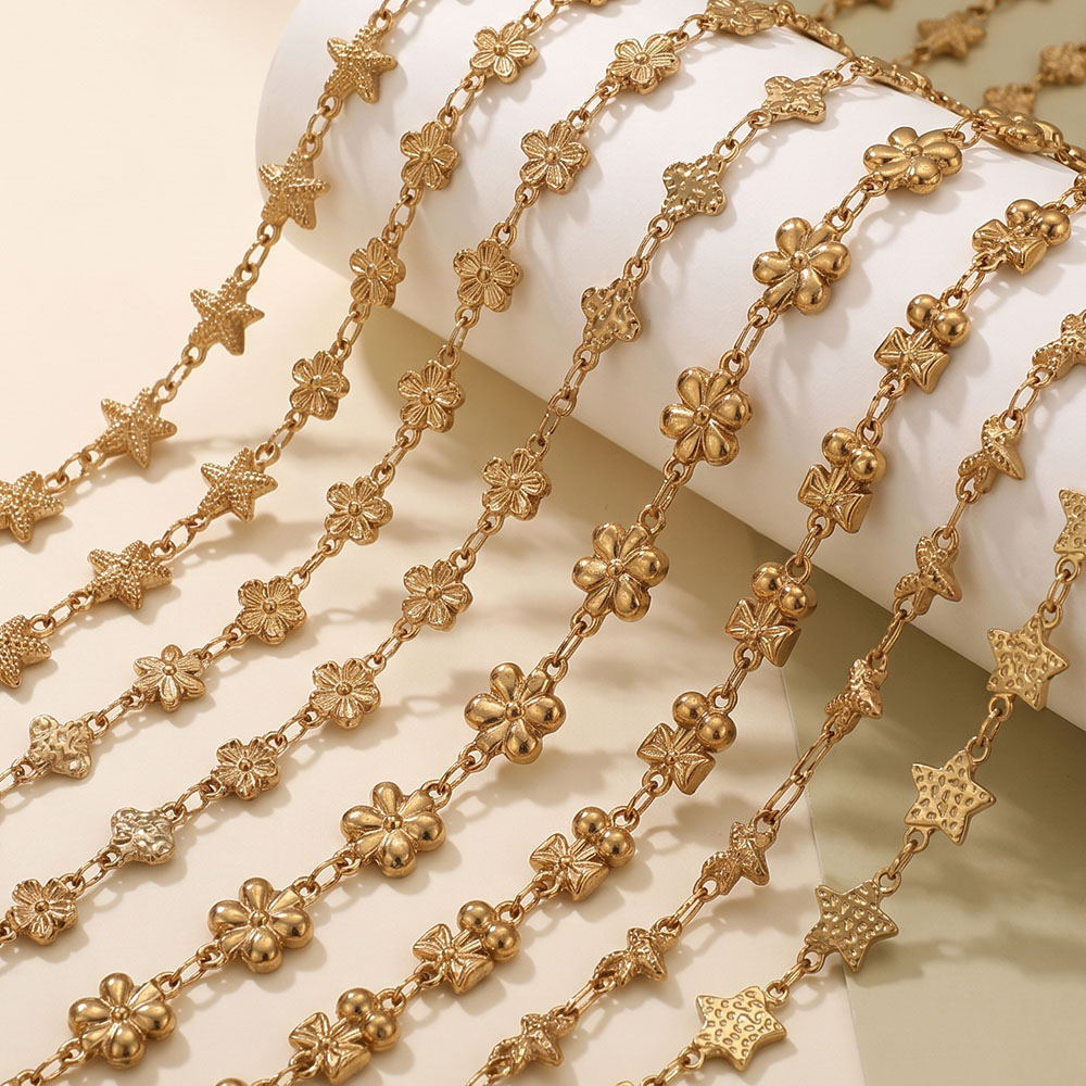 1Meter Stainless Steel Flower  - Body Chain Jewelry review and price