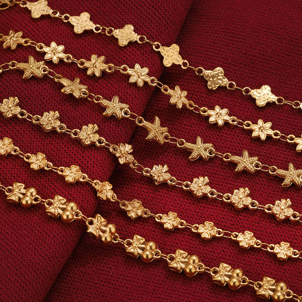 1Meter Stainless Steel Flower  - Body Chain Jewelry review and price