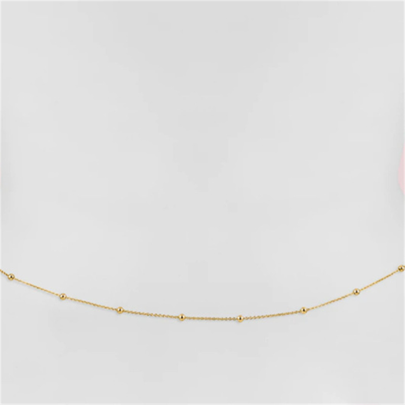 Girls Simple Beaded Belly Chai - Body Jewelry Waist Chains review and price