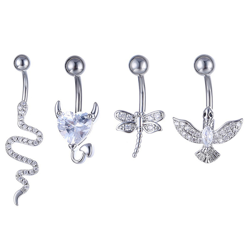 Crystal Belly Button Ring Anim - Body Jewelry Hoops review and price