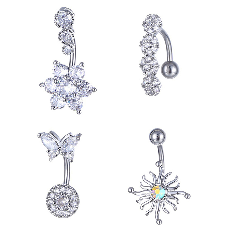 Crystal Belly Button Ring Anim - Body Jewelry Hoops review and price