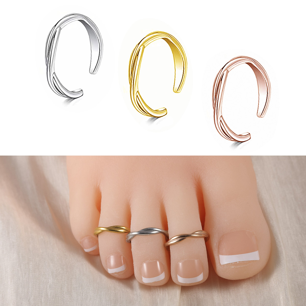 1Pc/3Pcs Simple Stainless Stee - Body Jewelry Hoops review and price