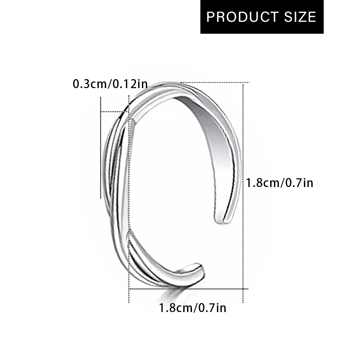 1Pc/3Pcs Simple Stainless Stee - Body Jewelry Hoops review and price