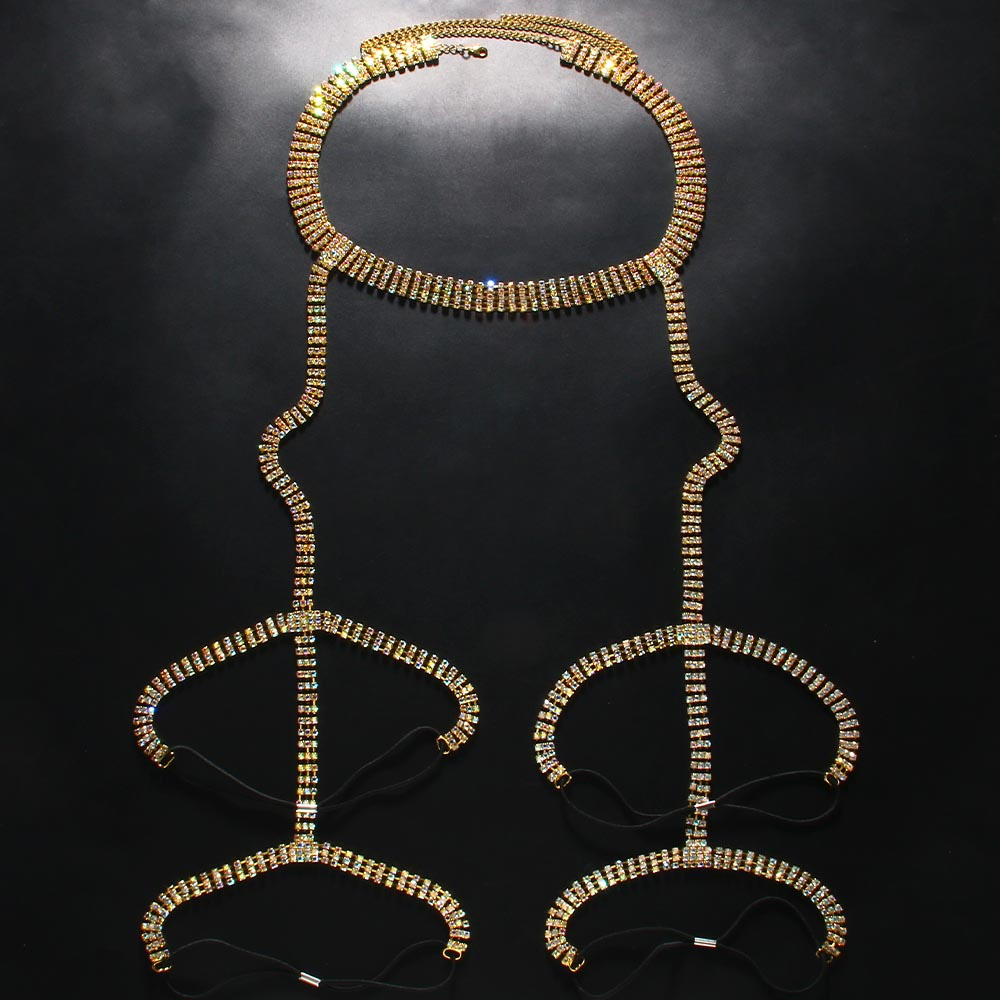 Stonefans Rhinestone Thigh Gar - Body Jewelry Thigh Chain review and price