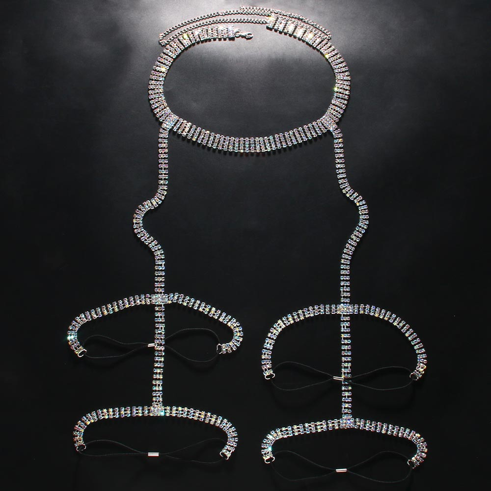 Stonefans Rhinestone Thigh Gar - Body Jewelry Thigh Chain review and price