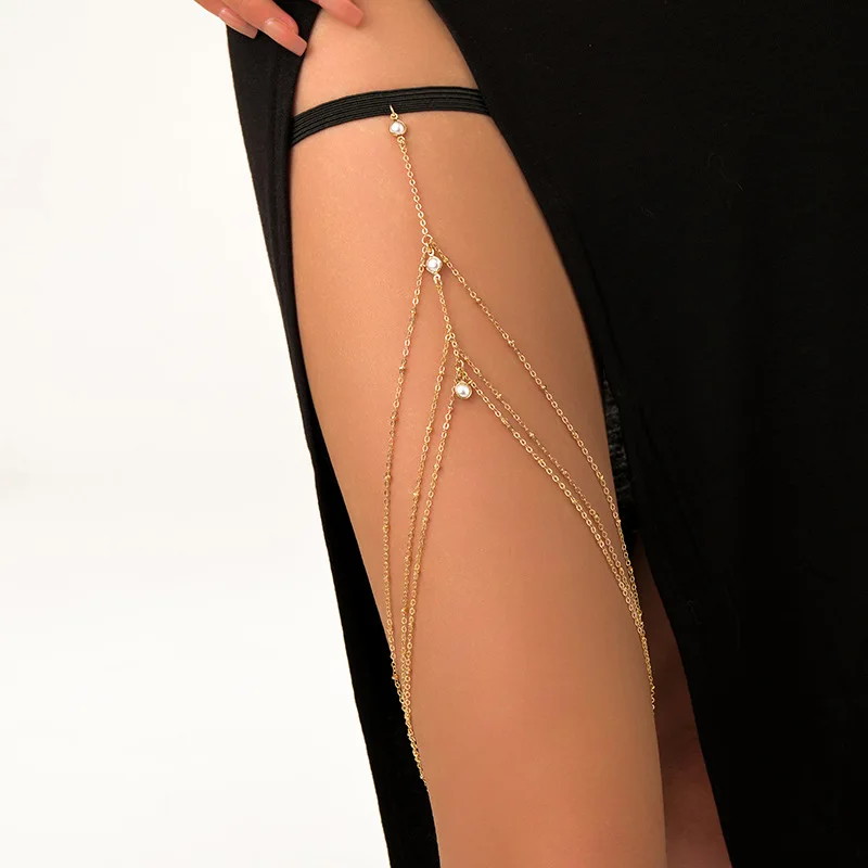 Fashion Summer Bohemian Thigh  - Body Jewelry Thigh Chain review and price