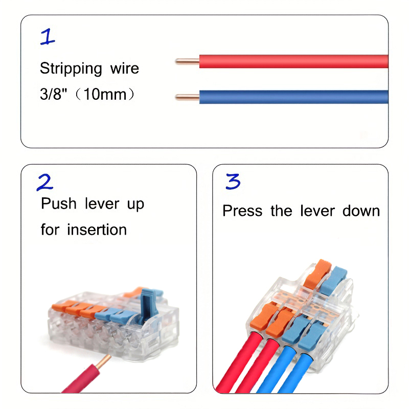 10/50pcs Quick Wire Connector  - Threadless Push Pin review and price