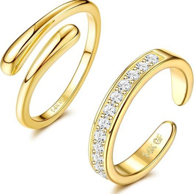 14K Gold-Plated Adjustable Zir - Body Jewelry Hoops review and price