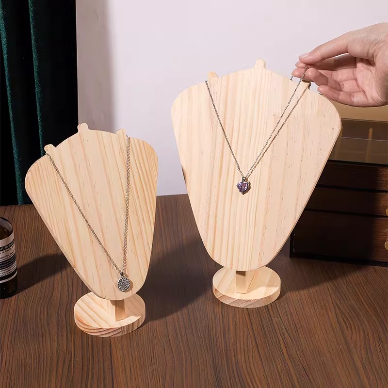 Wood Necklace Display Stand, J - Body Jewelry Holder review and price