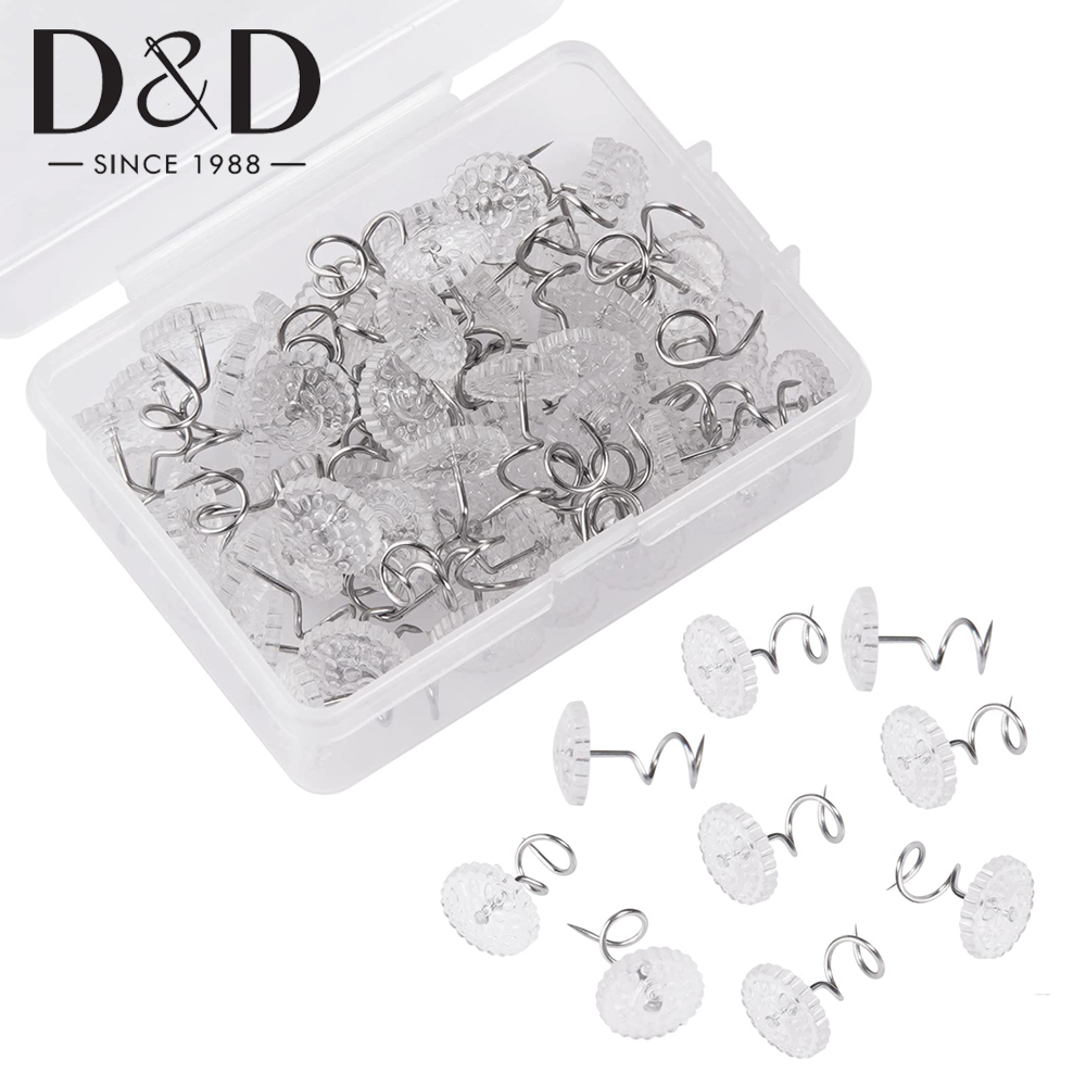 20/40/50Pcs Clear Twist Pins B - Threadless Push Pin review and price