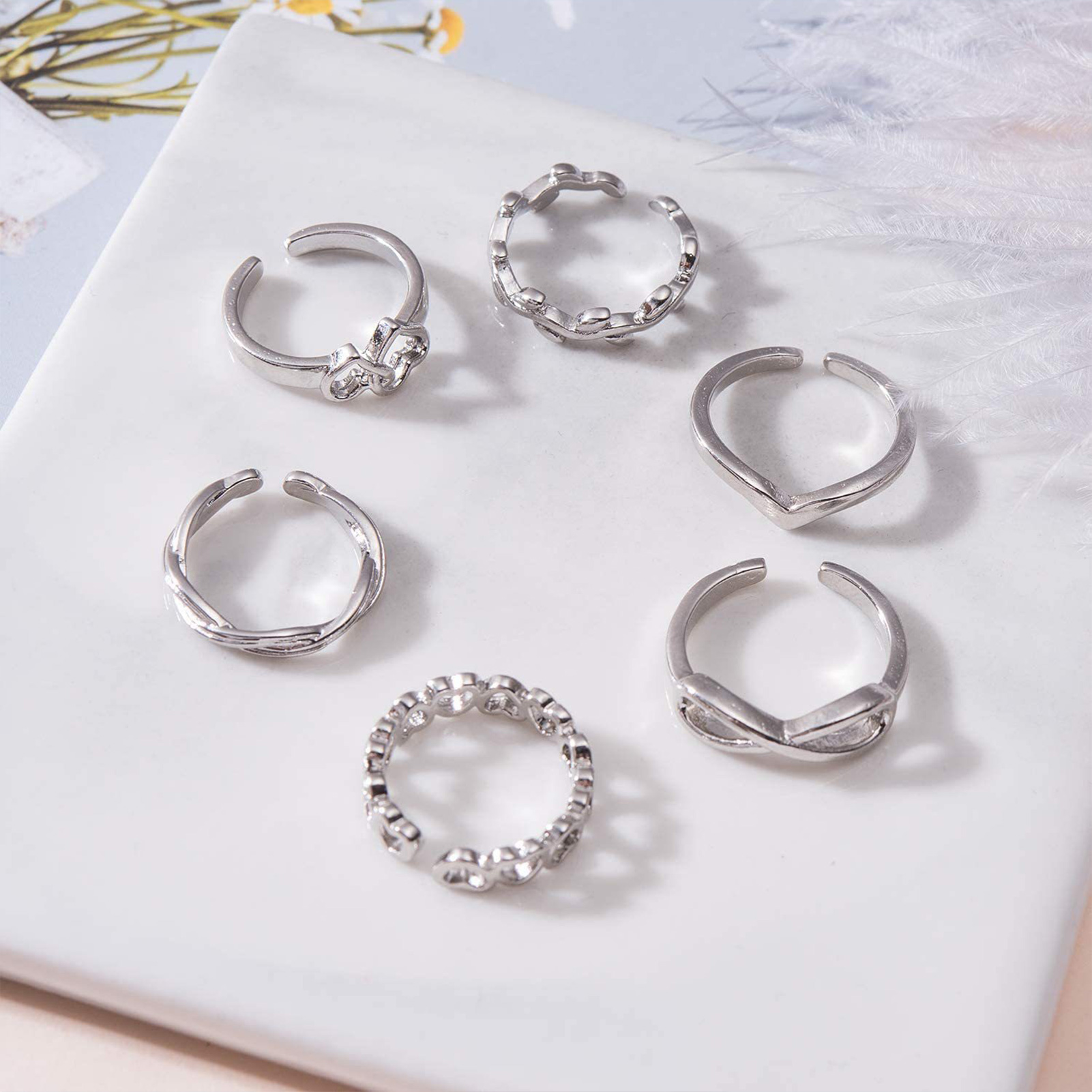 10/12Pcs Toe Rings for Women O - Body Jewelry Hoops review and price