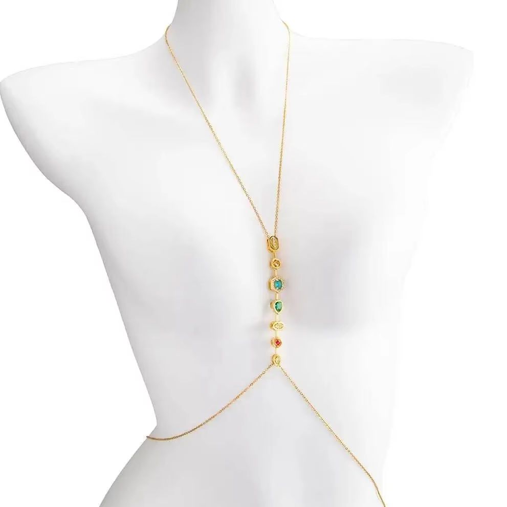 PuRui Exquisite Colorful Zirco - Body Jewelry Waist Chains review and price