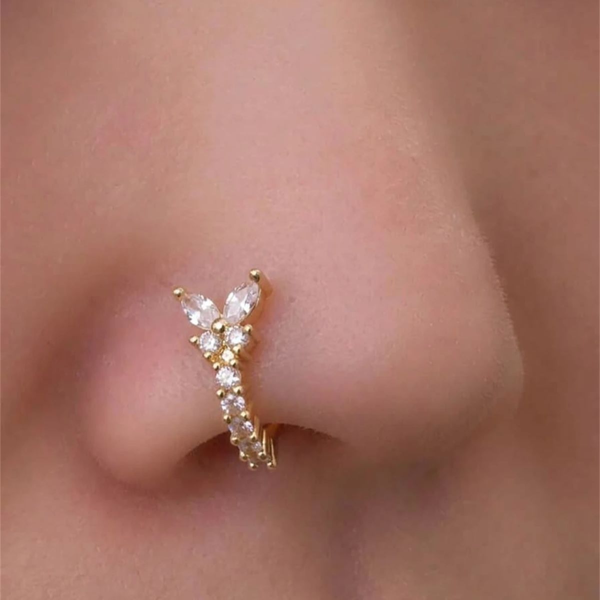 1PC Y - Shape Design No Pierci - Body Jewelry Hoops review and price