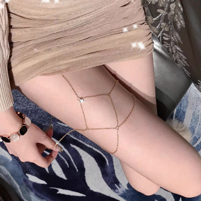 Bikini Chain Nightclub Diamond - Body Jewelry Thigh Chain review and price
