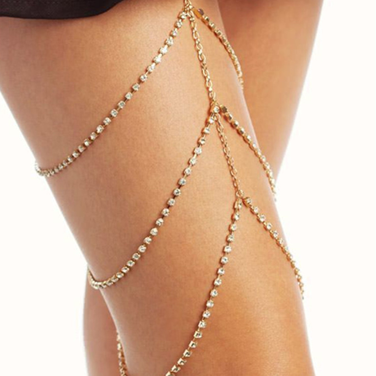 Thigh Chain Multilayer Claw Me - Body Jewelry Thigh Chain review and price