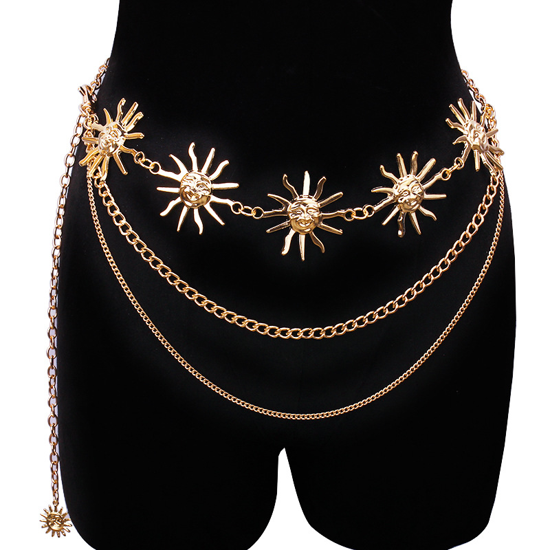 Chunky Multilayer Punk Gothic  - Body Jewelry Waist Chains review and price
