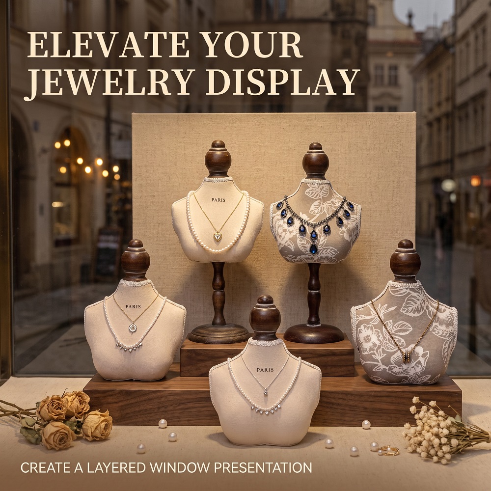 Vintage Wood Necklace Display  - Body Jewelry Holder review and price