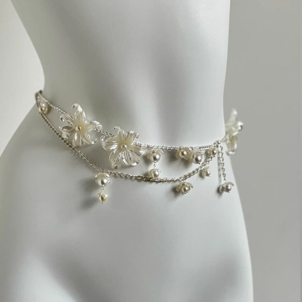 Fashion Elegant Pearl Waist Ch - Body Jewelry Waist Chains review and price