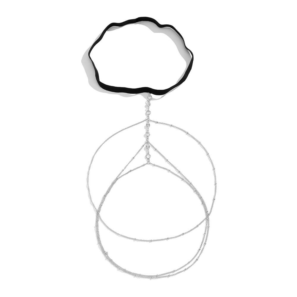 Boho Elastic Band Crystal Leg  - Body Jewelry Online review and price