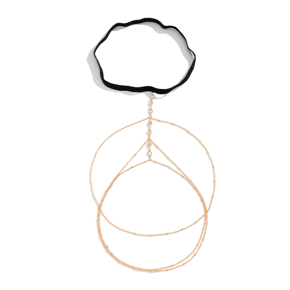 Boho Elastic Band Crystal Leg  - Body Jewelry Online review and price