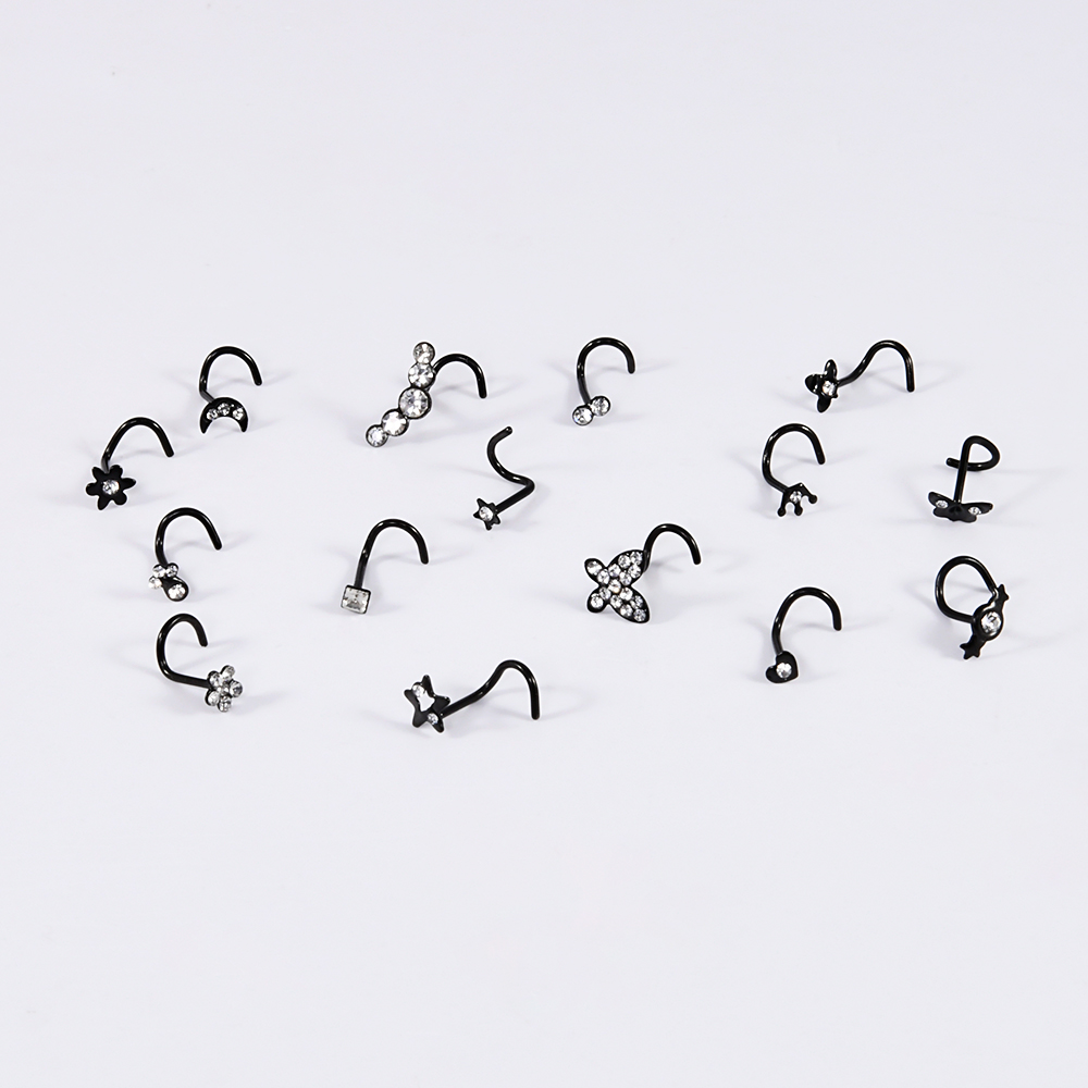 1-15PCS Surgical Steel Nose St - Body Jewelry Etc review and price