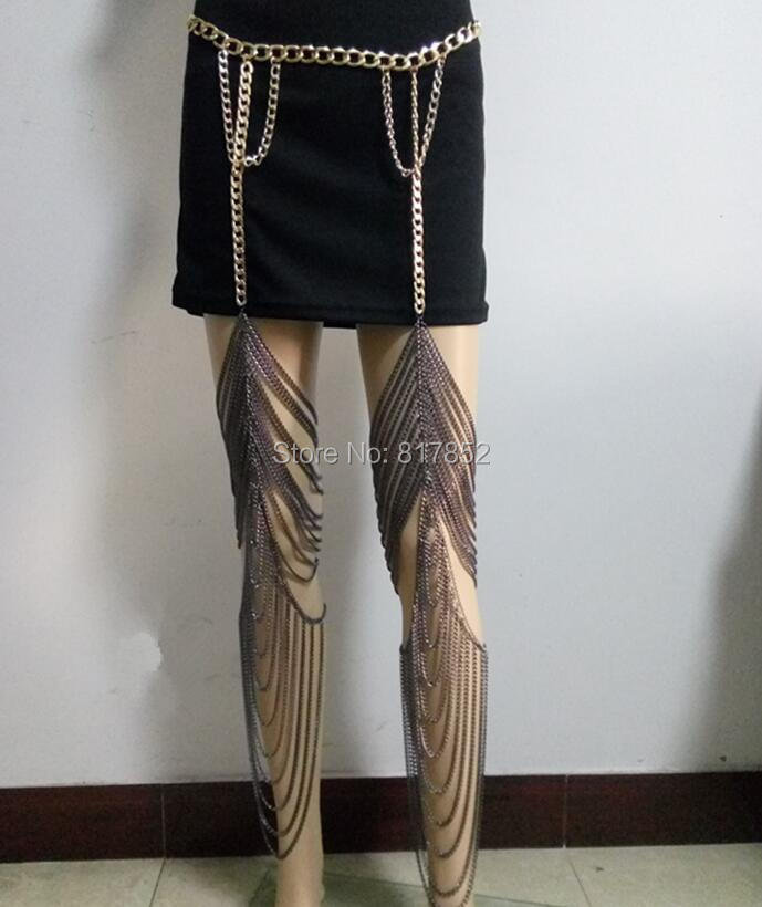 Fashion WRB89 Women Gold colou - Body Jewelry Thigh Chain review and price