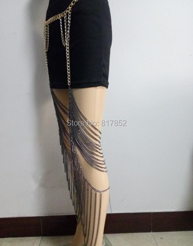 Fashion WRB89 Women Gold colou - Body Jewelry Thigh Chain review and price