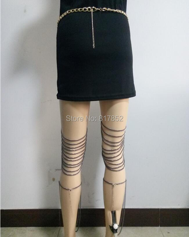 Fashion WRB89 Women Gold colou - Body Jewelry Thigh Chain review and price