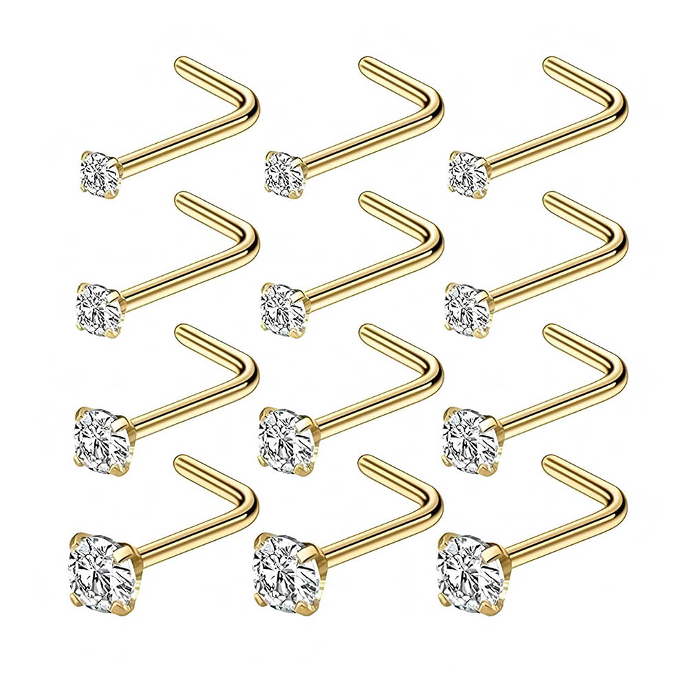 12-Piece Full Set 316L Hypoall - Body Jewelry Hoops review and price