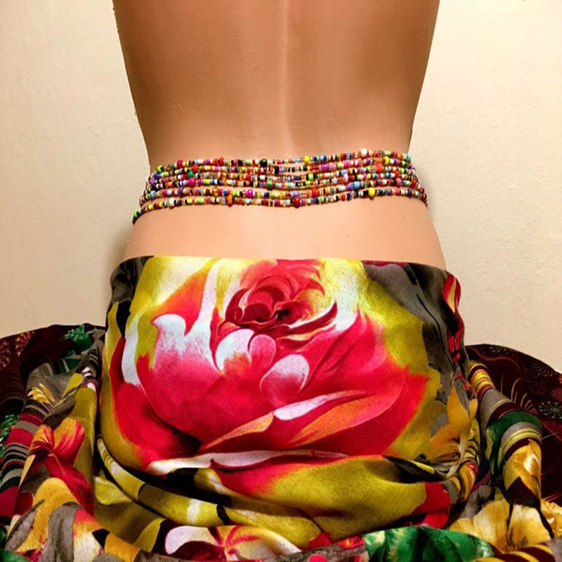 Women Layered Beaded Belly Cha - Body Chain Jewelry review and price