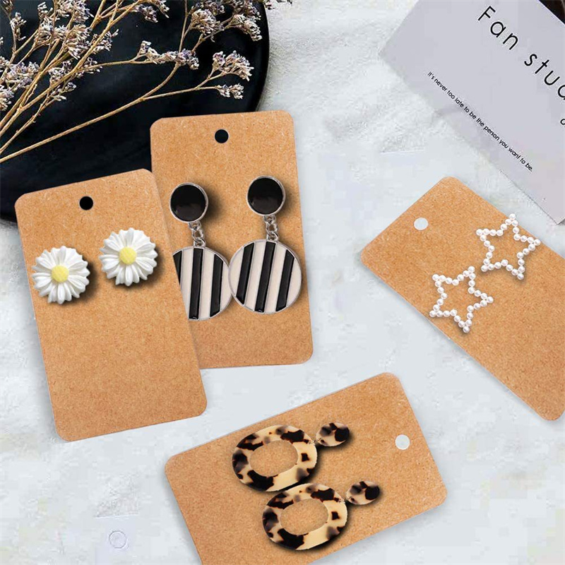 50pcs 5 * 9cm Love Printed Ear - Body Jewelry Holder review and price