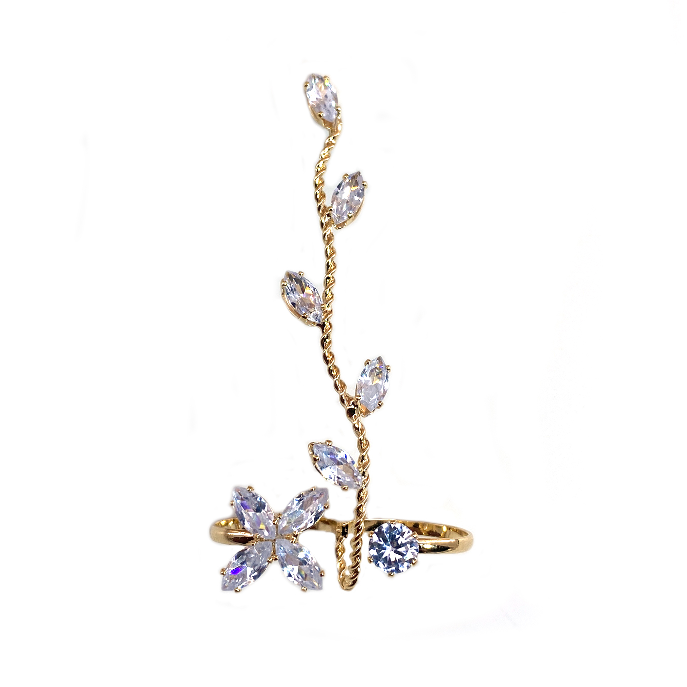 1pc Exquisite Zircon Foot Ring - Body Jewelry Hoops review and price