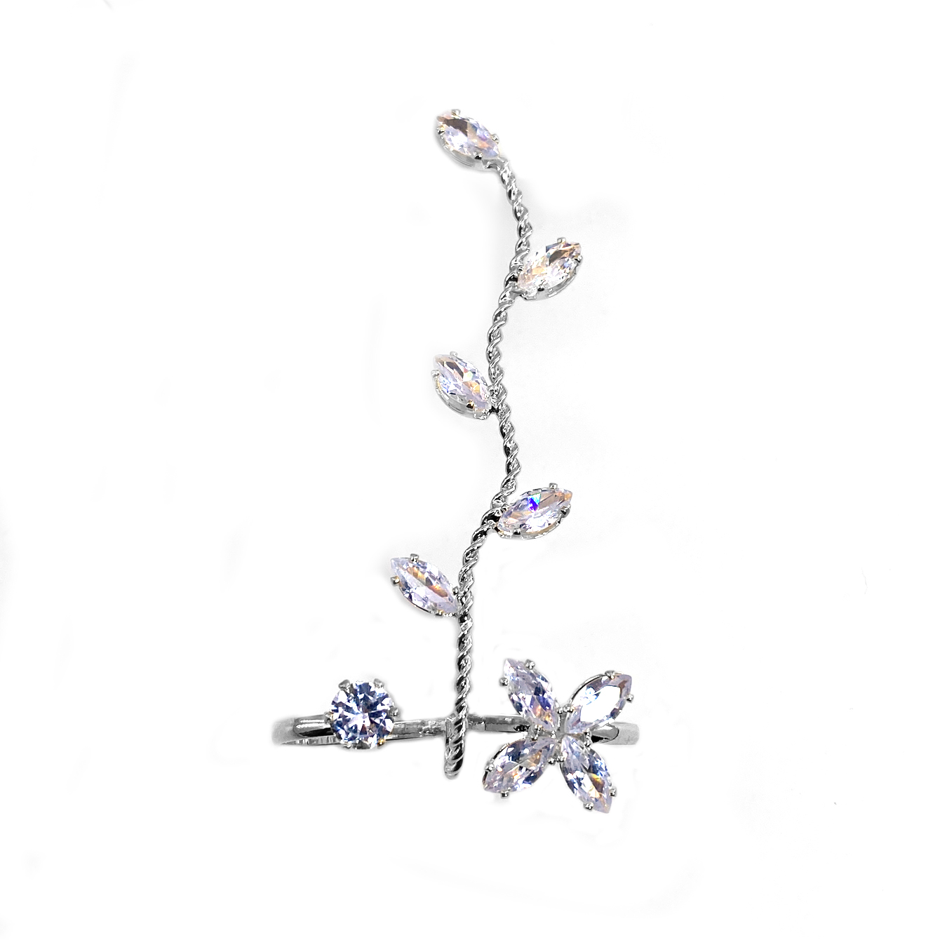 1pc Exquisite Zircon Foot Ring - Body Jewelry Hoops review and price