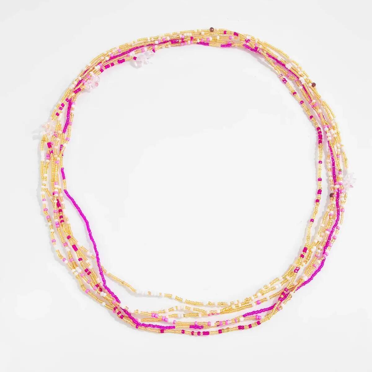 SHIXIN 6Pcs/Set Boho Colorful  - Body Jewelry Waist Chains review and price